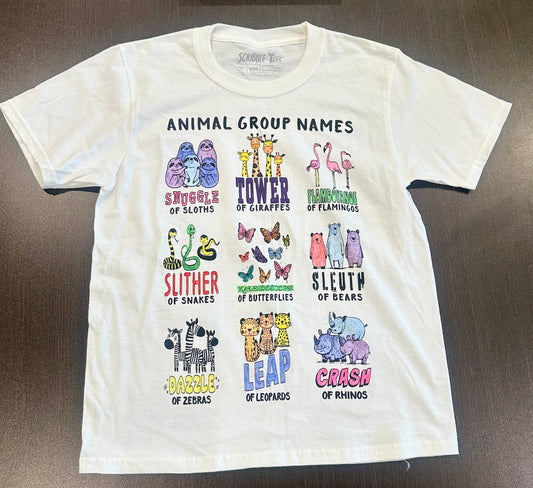 Animal Groups Tee