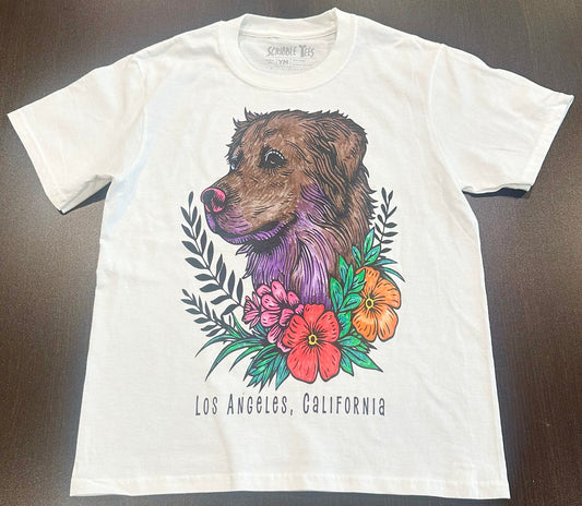 Floral Dog Tee