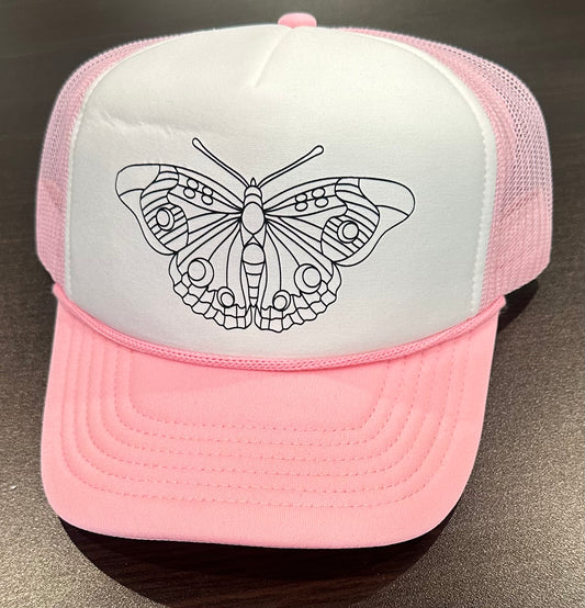 Butterfly Coloring Hat
