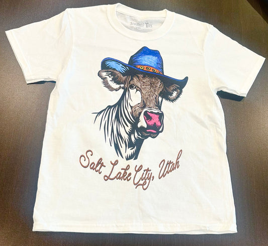 Cow Hat Tee