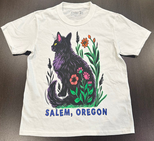 Cat Floral Tee