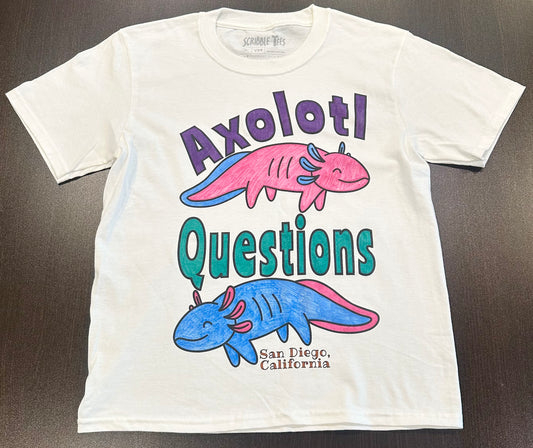 Axolotl Questions Coloring Tee