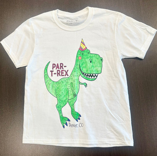 Par-T-Rex Coloring Tee