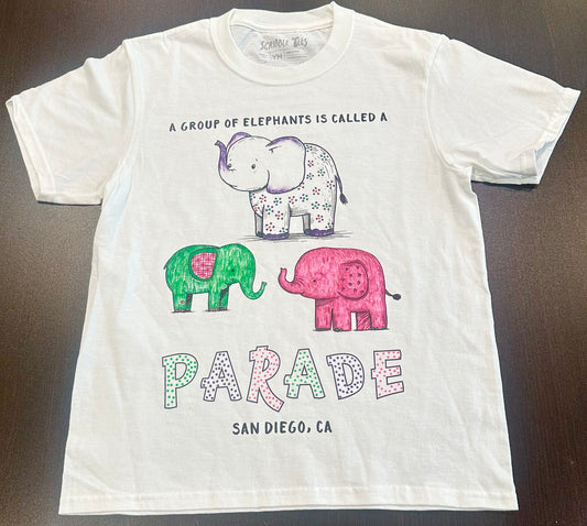 Parade of Elephants Tee