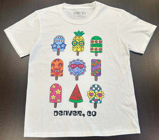 Popsicle Coloring Tee