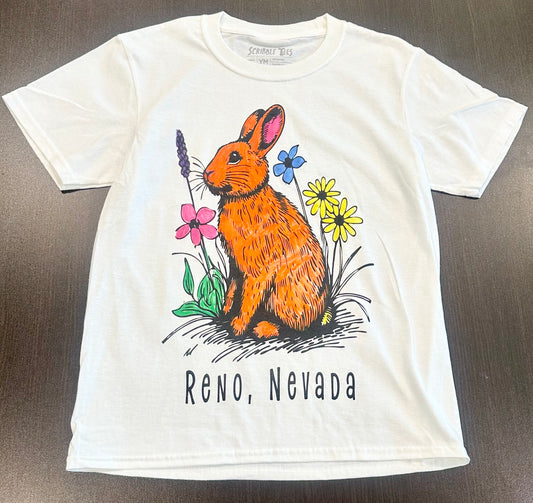 Rabbit Floral Tee