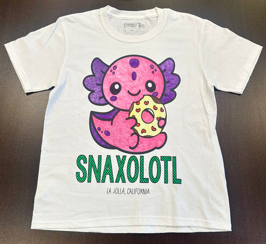 Snaxolotl Coloring Tee