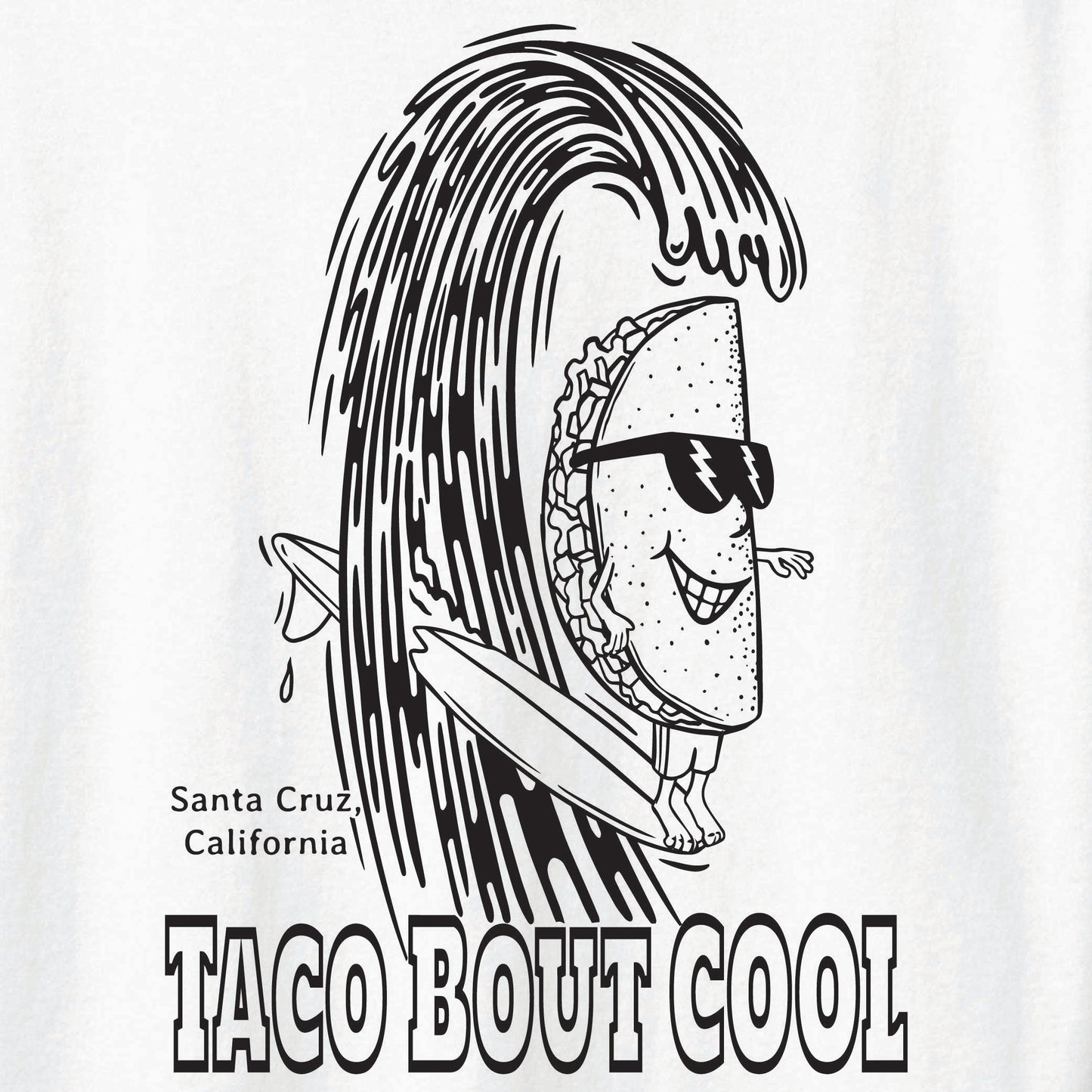 Taco Surfer Coloring Tee