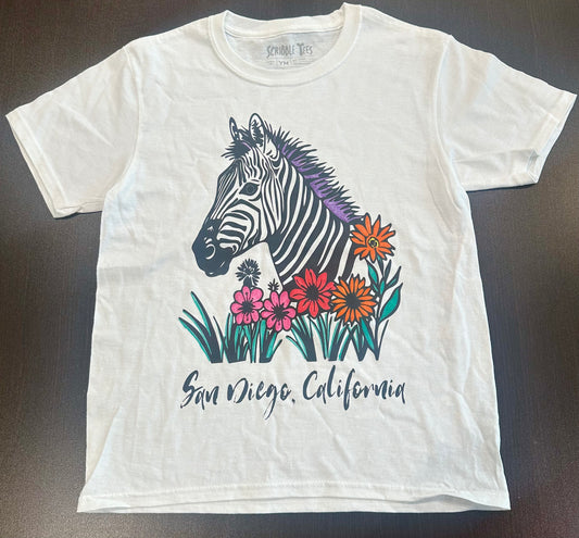 Zebra Floral Tee