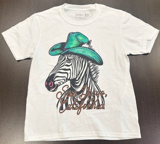 Zebra Hat Tee