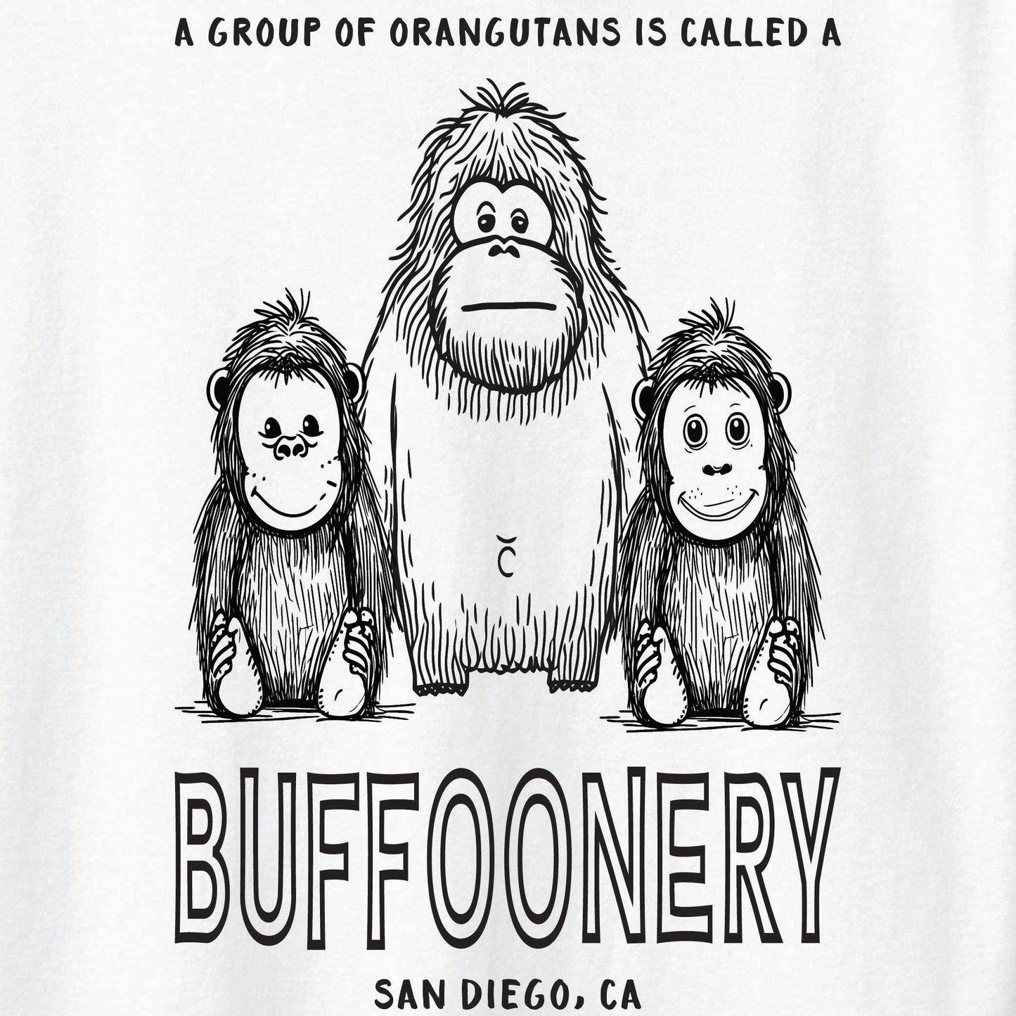 Buffoonery of Orangutans Tee