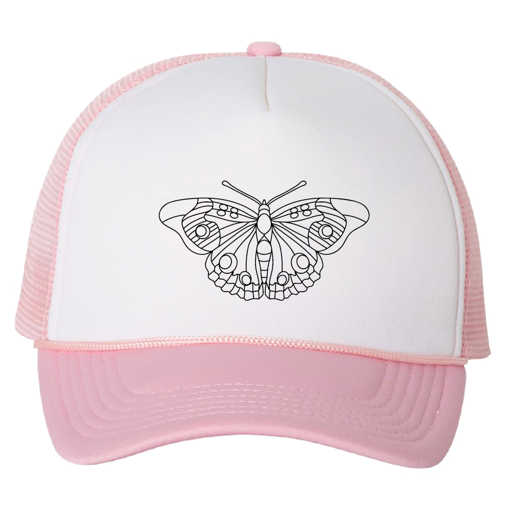 Butterfly Coloring Hat