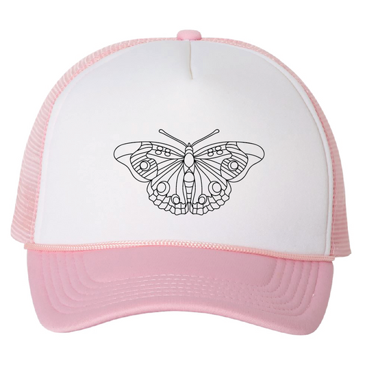 Butterfly Coloring Hat