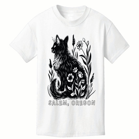 Cat Floral Tee