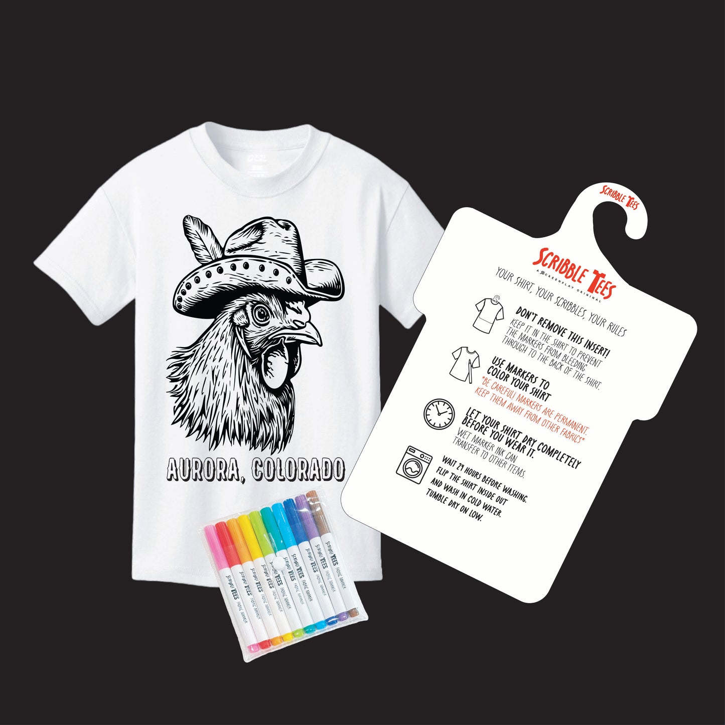 Chicken Hat Tee
