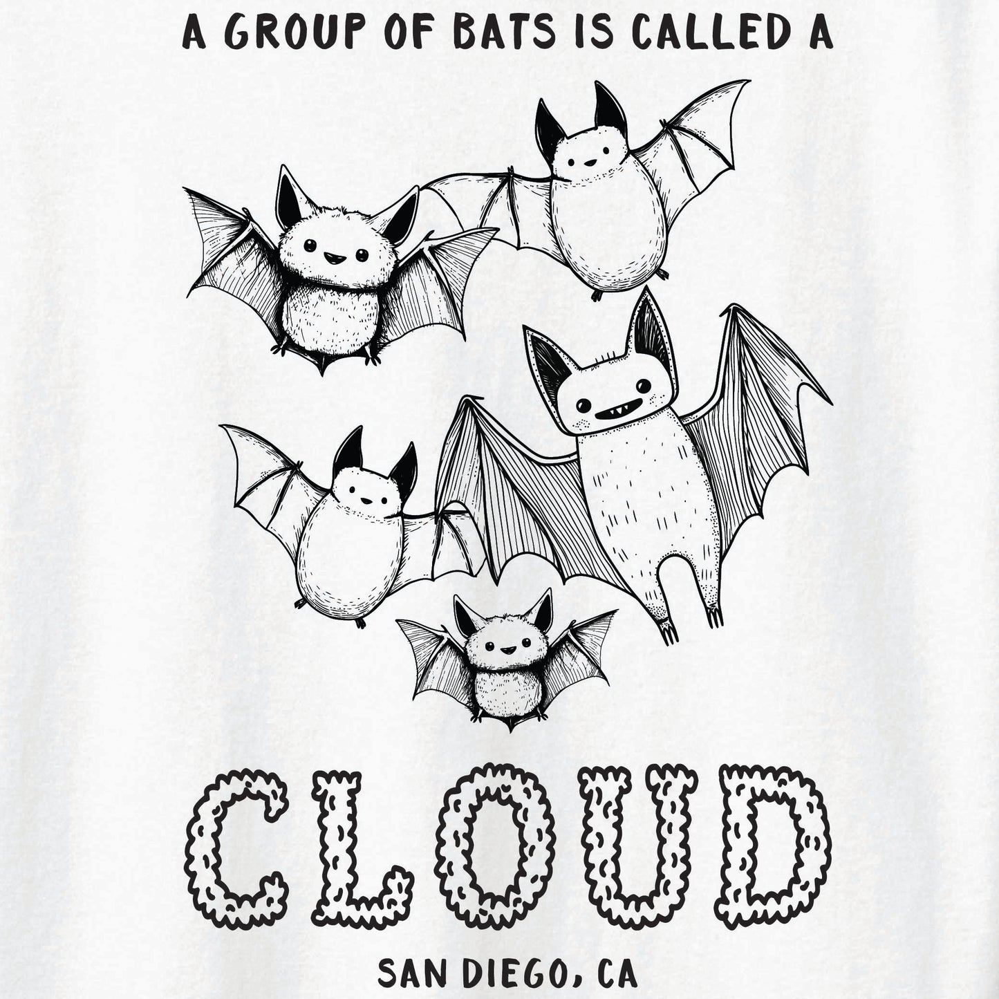 Cloud of Bats Tee