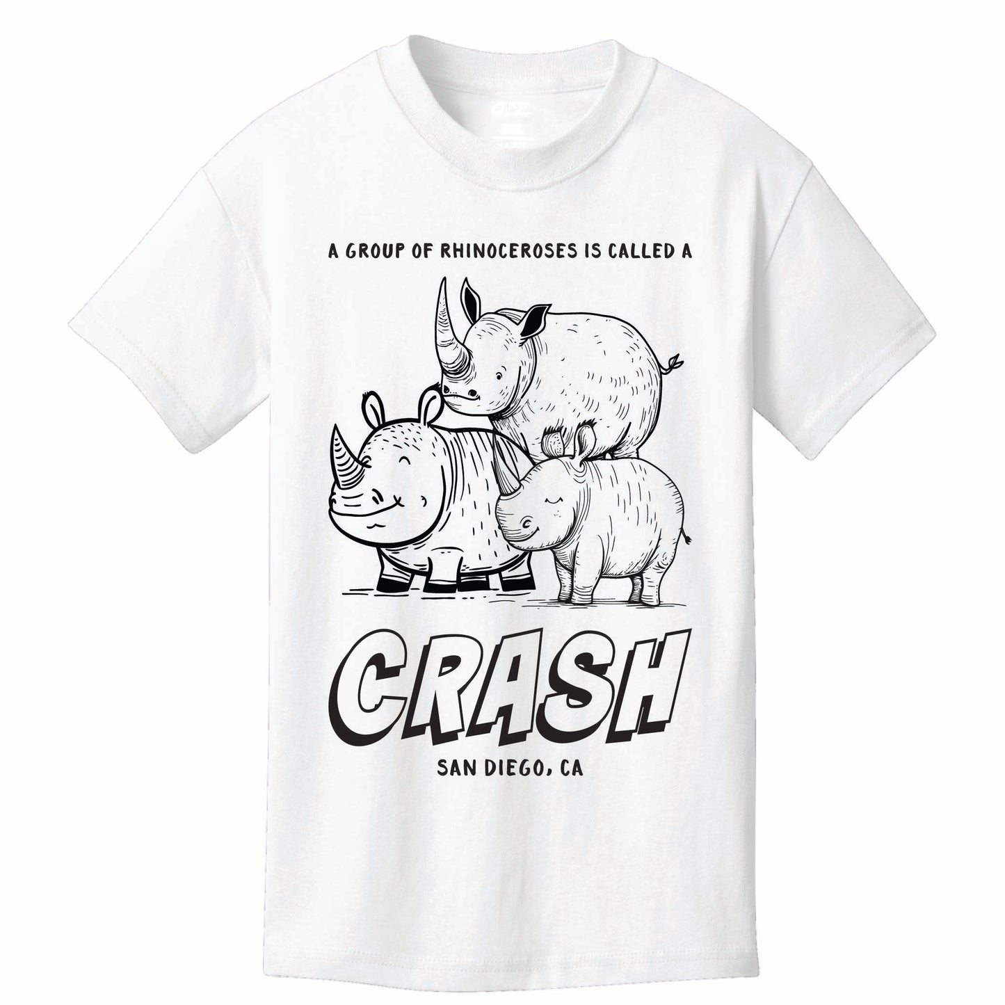 Crash of Rhinoceroses Tee