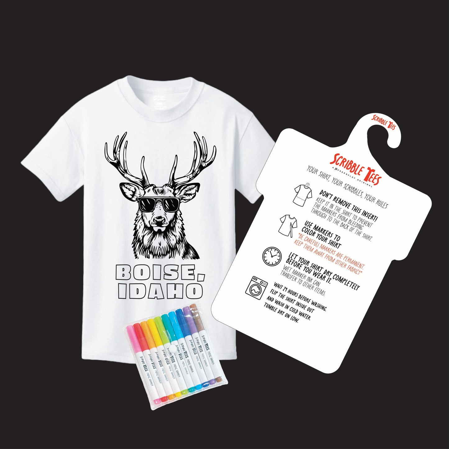 Deer In Shades Tee