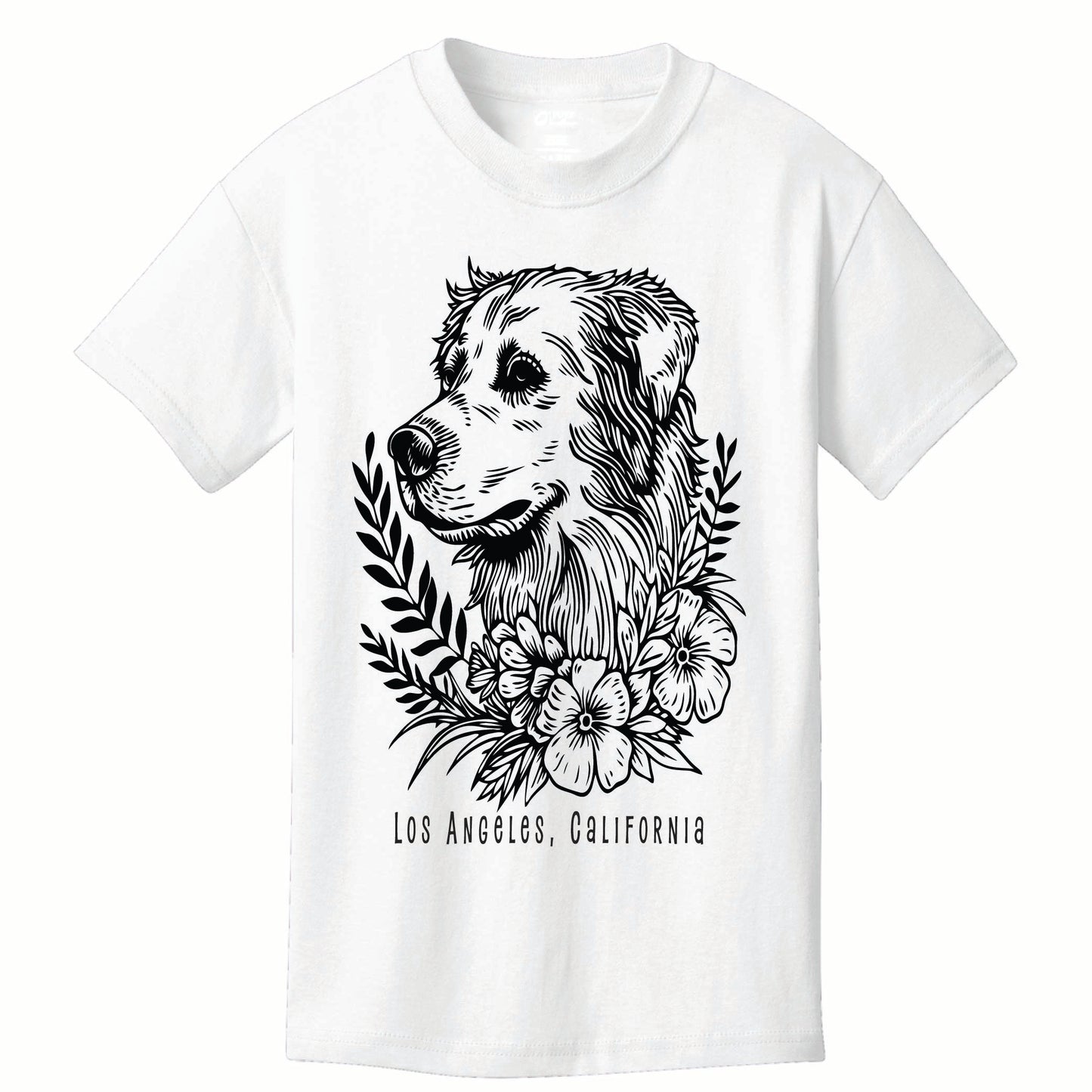 Floral Dog Tee