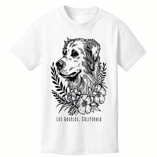 Floral Dog Tee