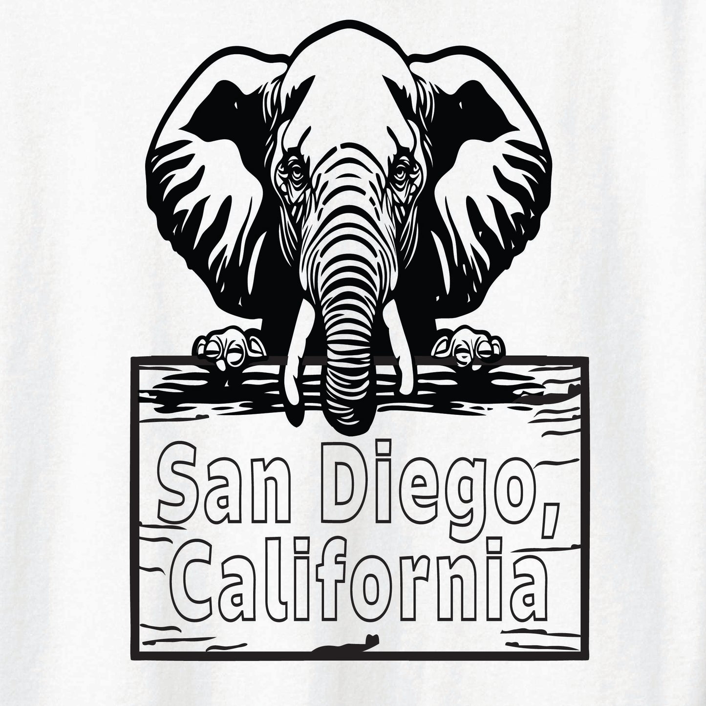 Elephant On Location Tee
