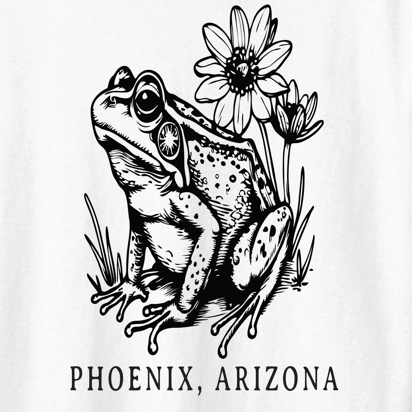 Floral Frog Tee