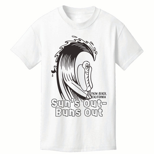 Hot Dog Surfer Coloring Tee