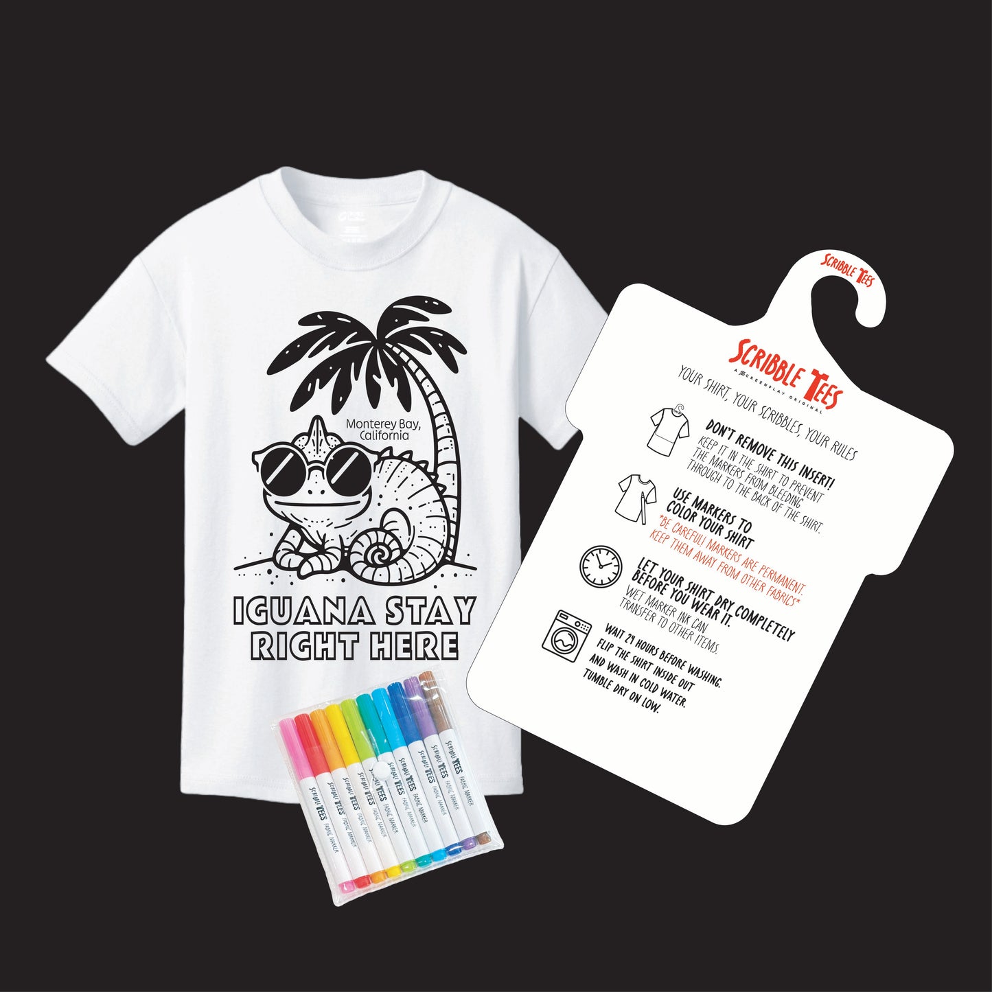 Iguana Stay Here Tee