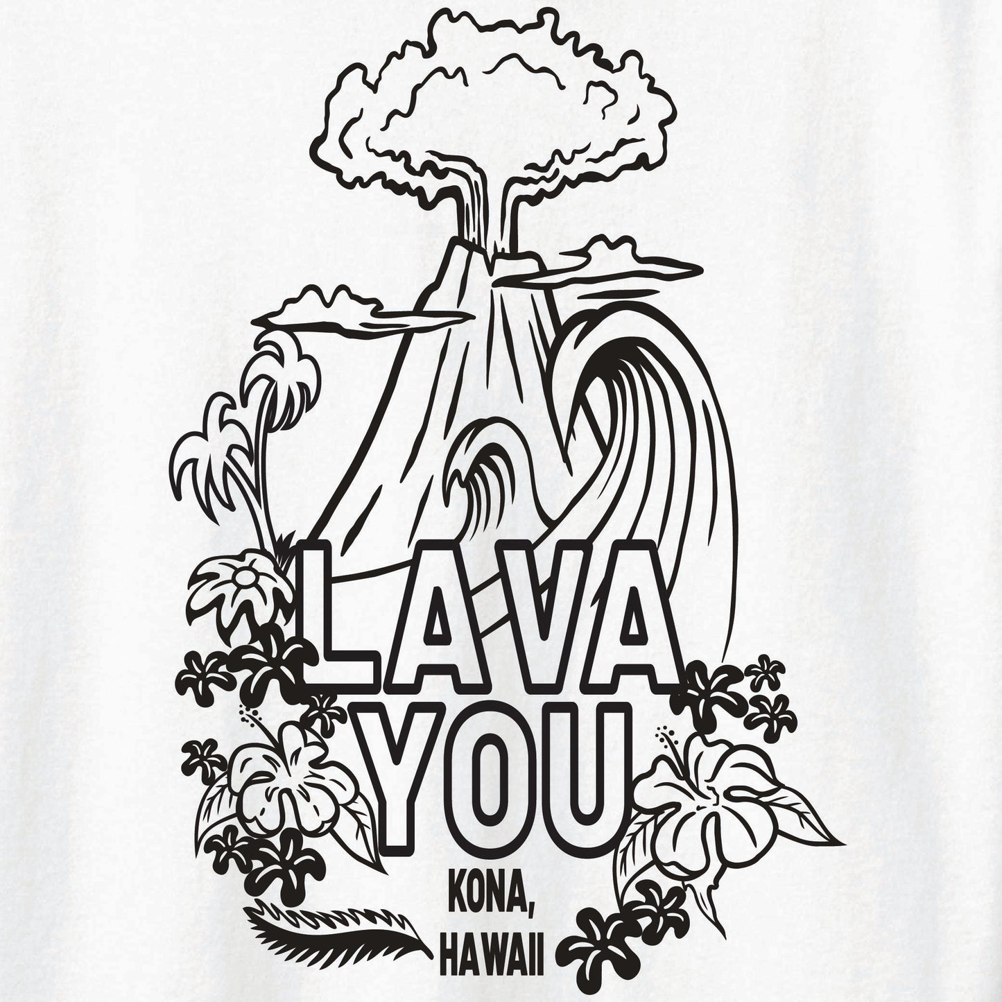 Lava You Coloring Tee