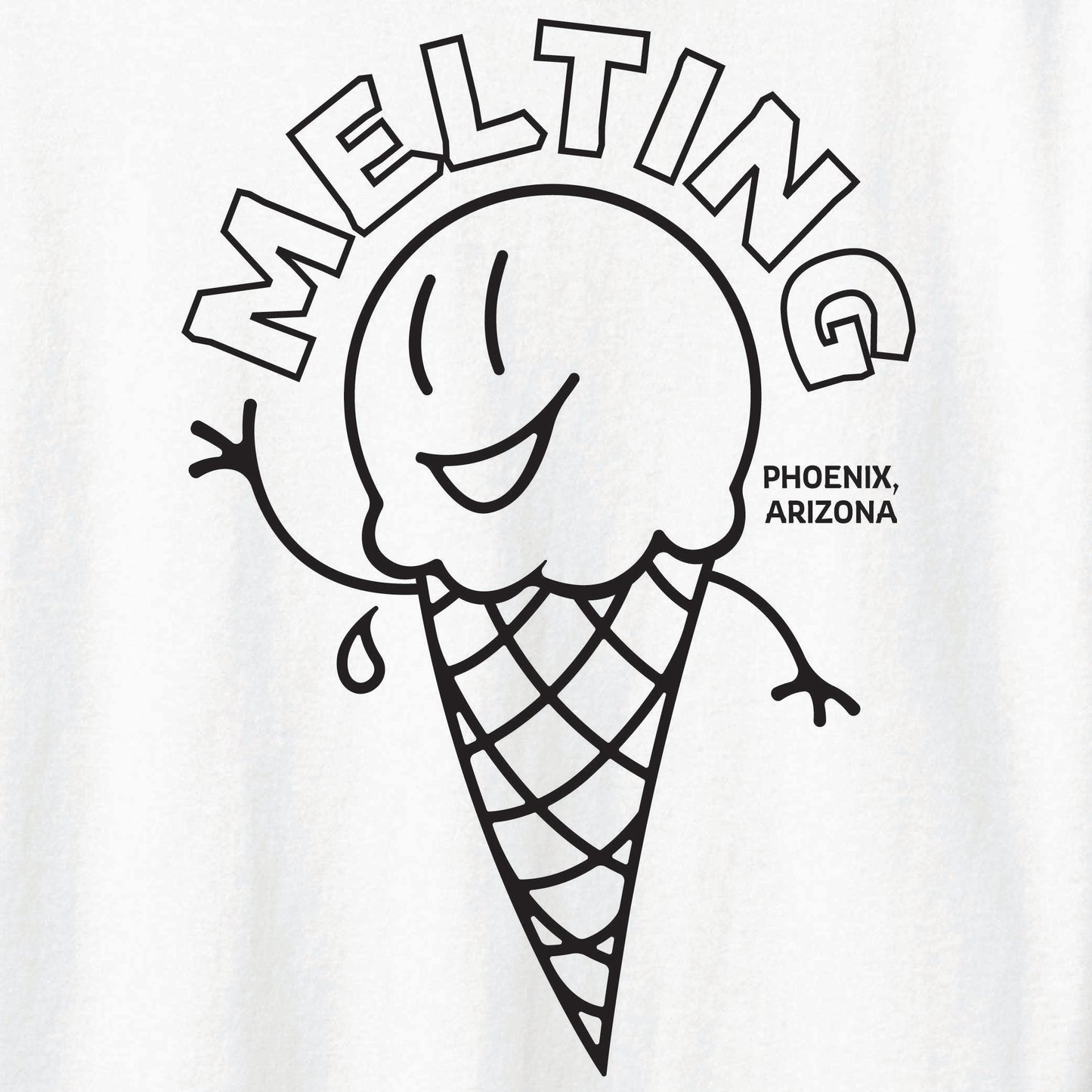 Melting Coloring Tee