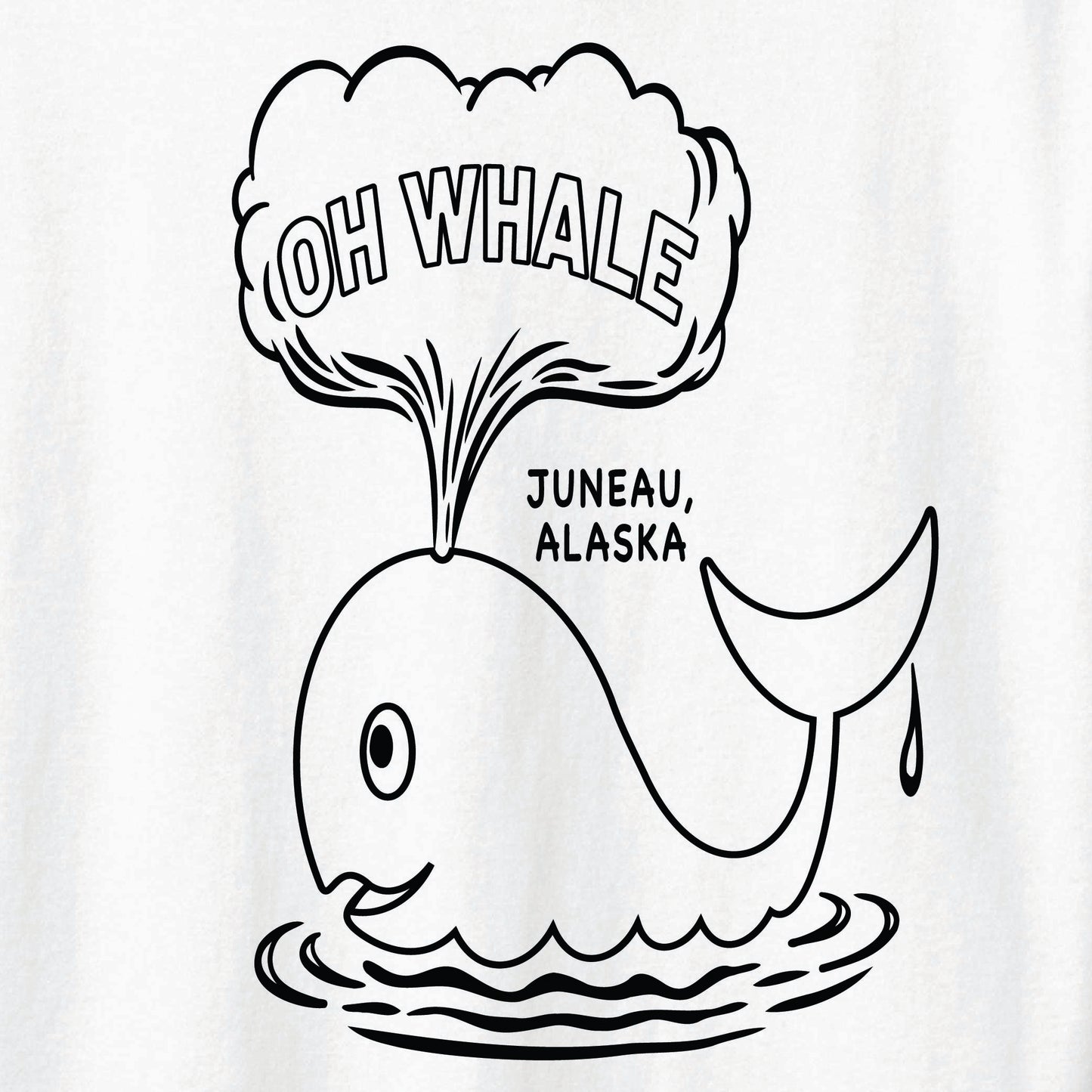 Oh Whale Coloring Tee
