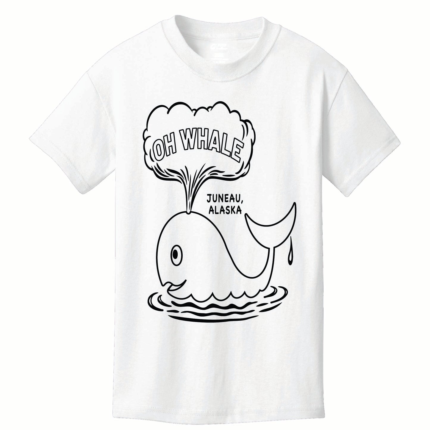Oh Whale Coloring Tee