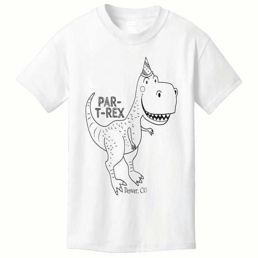 Par-T-Rex Coloring Tee