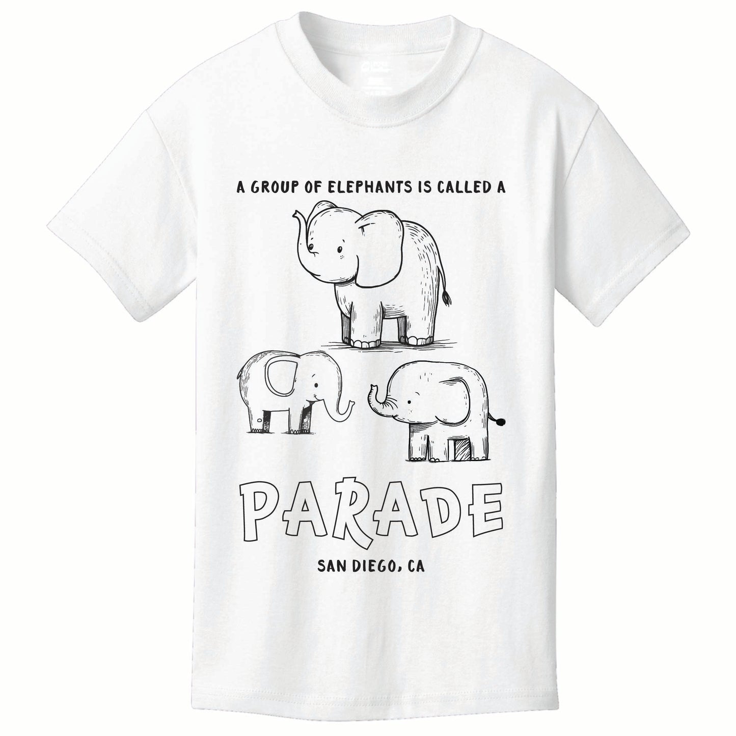 Parade of Elephants Tee