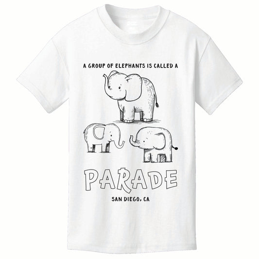 Parade of Elephants Tee