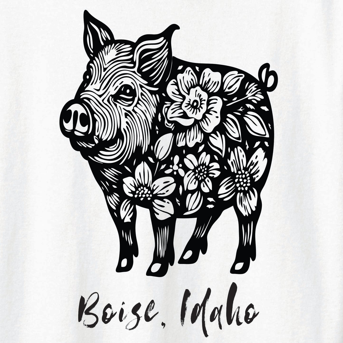 Pig Floral Tee