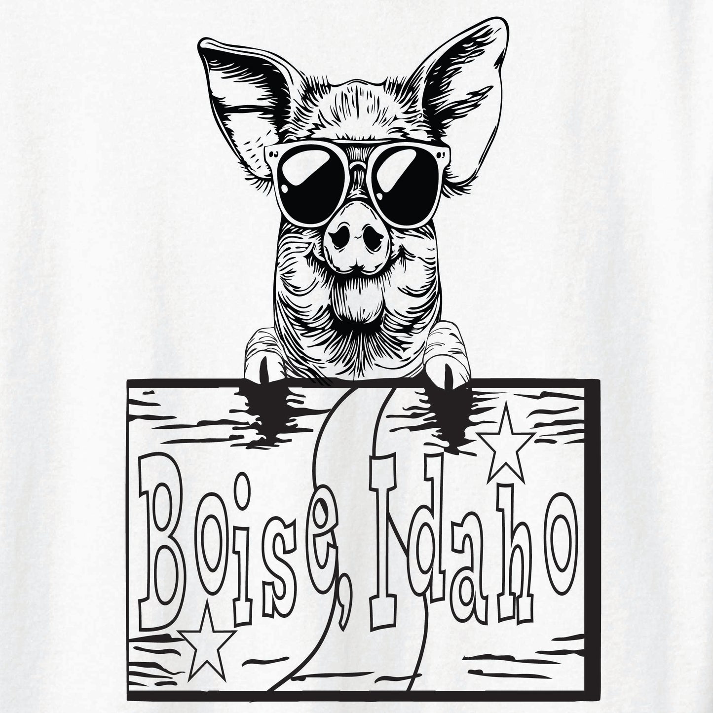 Pig On Location Tee