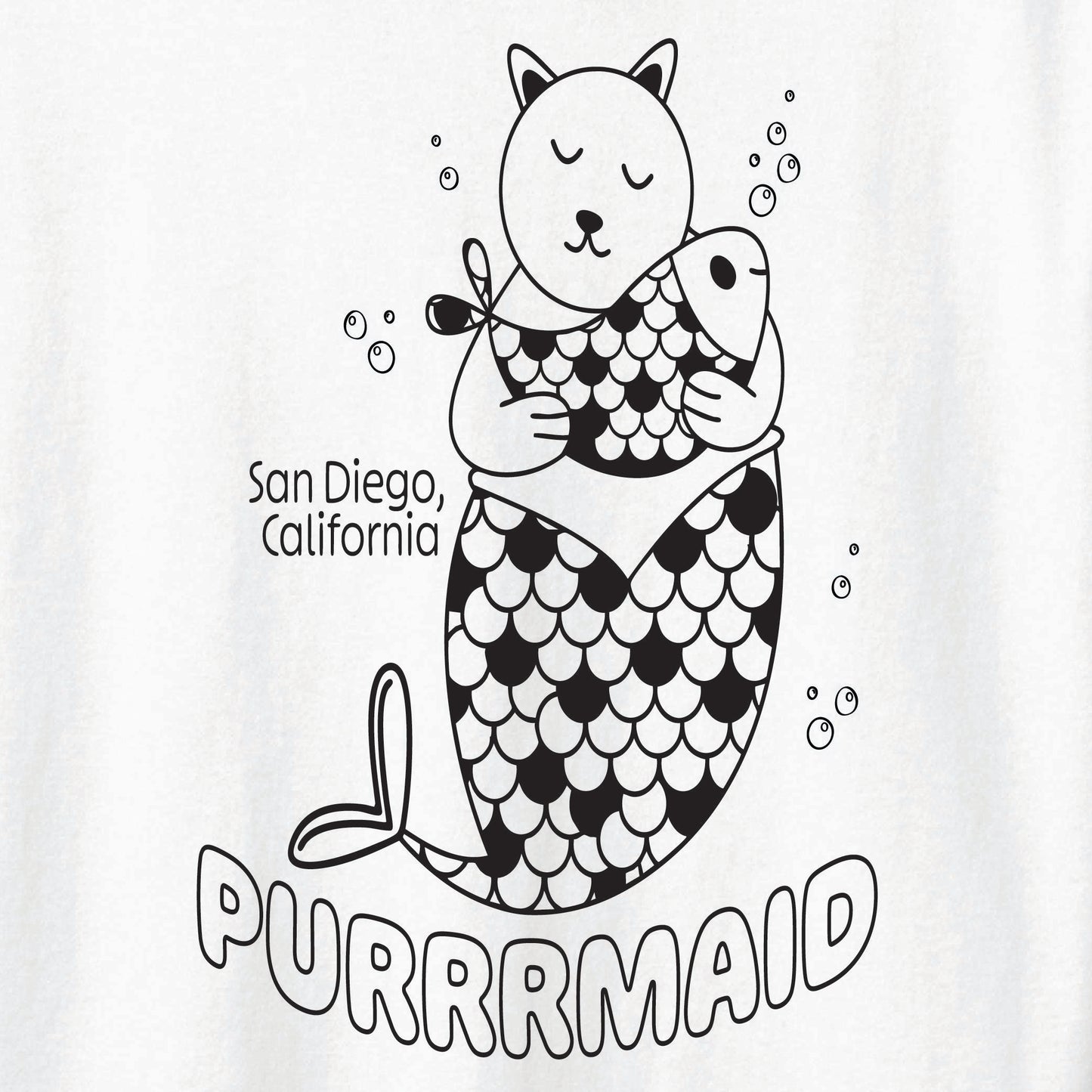 Purrrmaid Tee