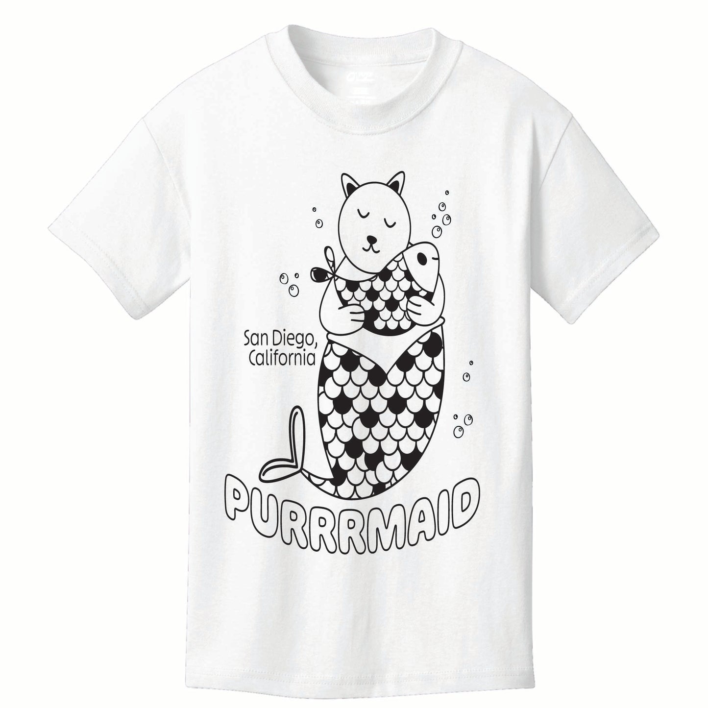 Purrrmaid Tee