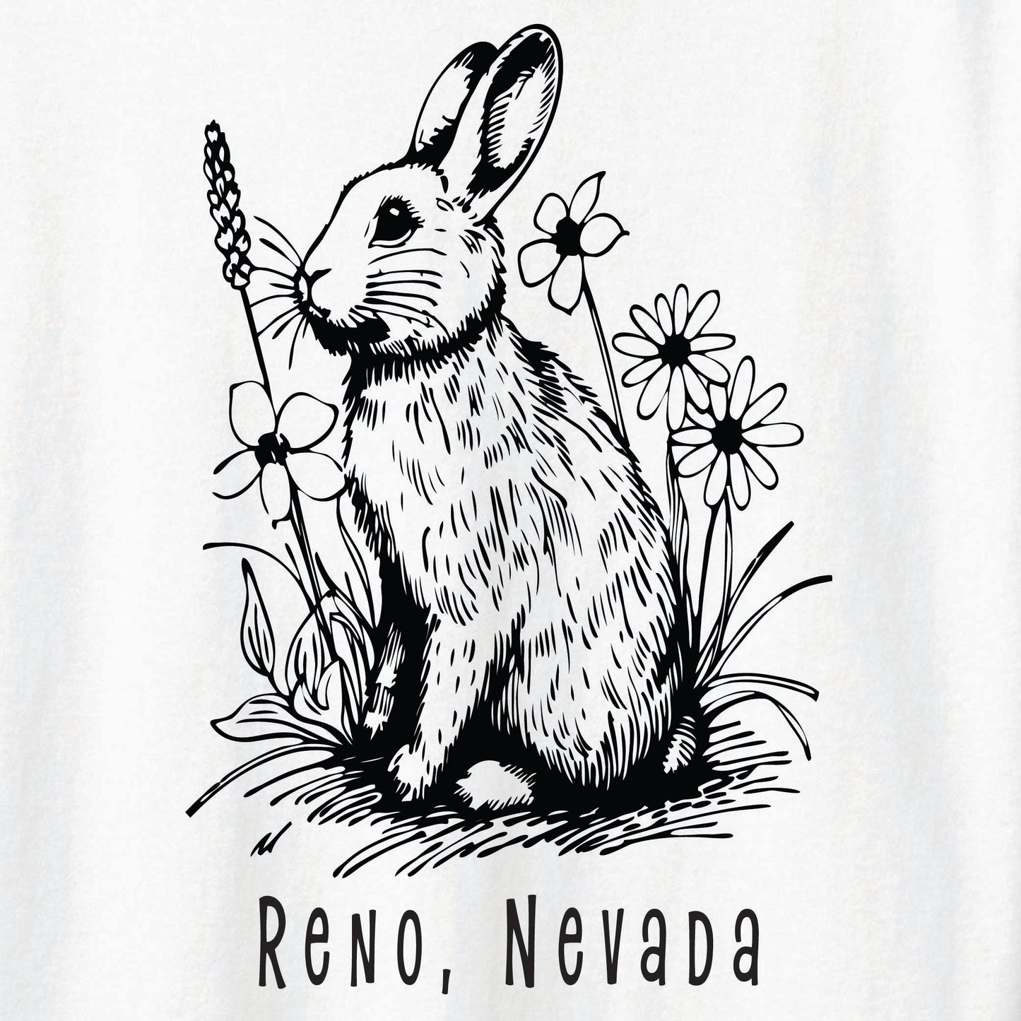 Rabbit Floral Tee