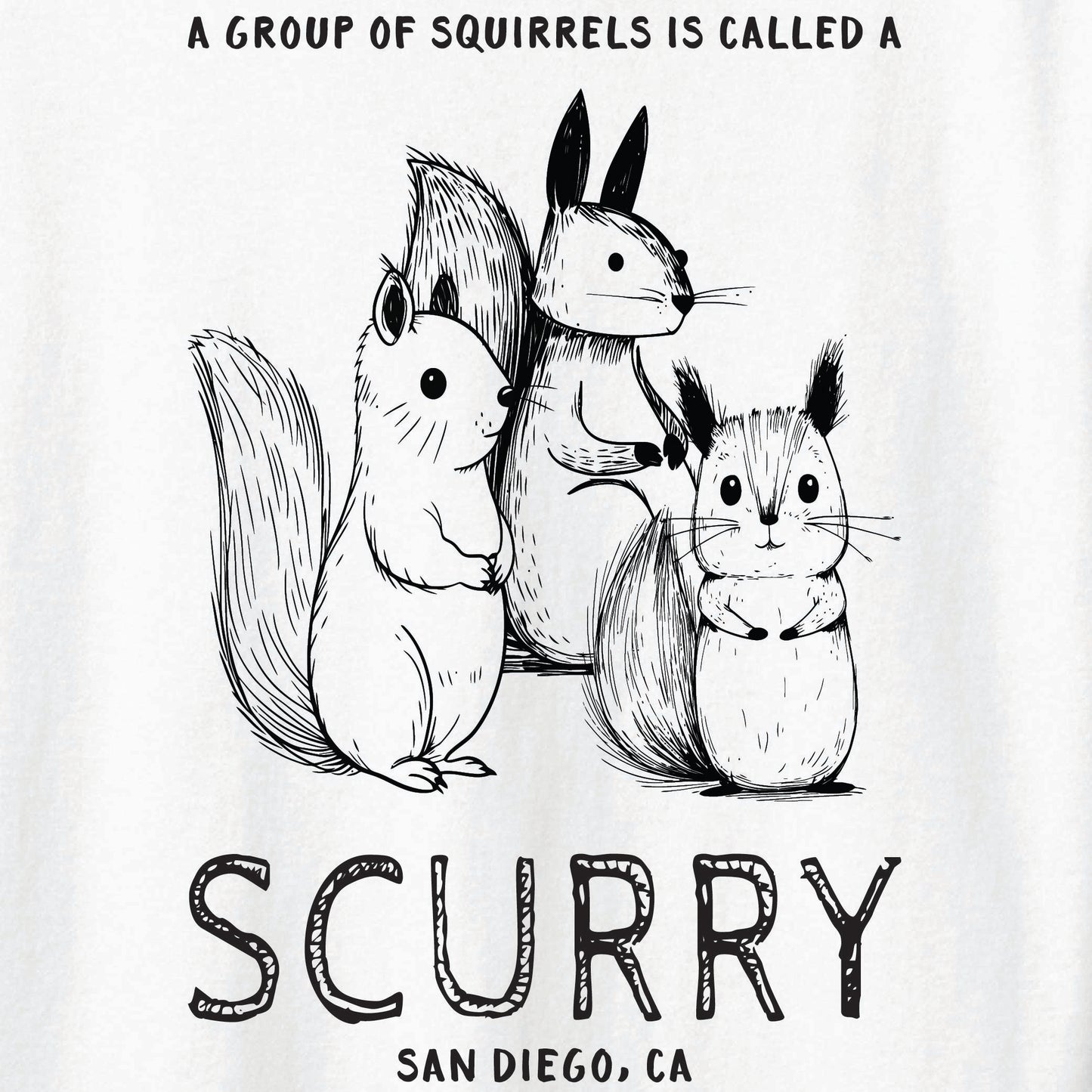 Scurry of Squirrels Tee