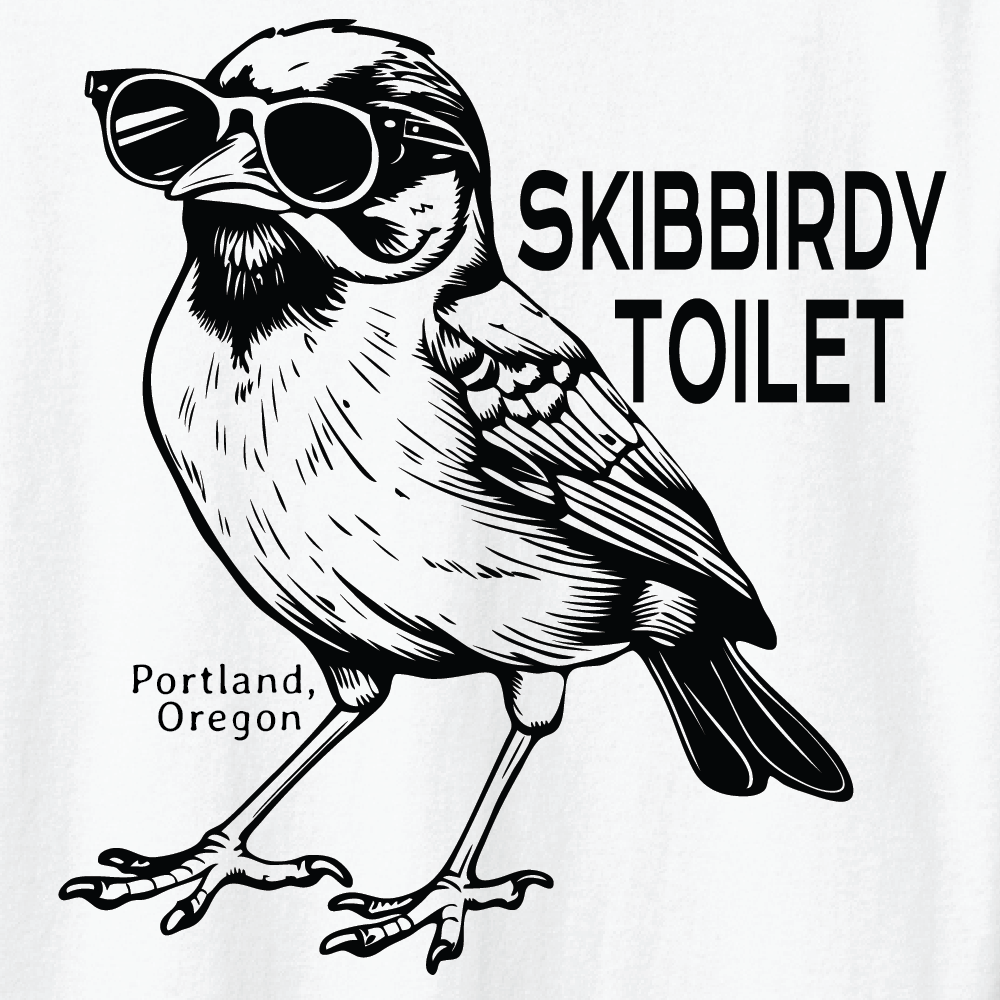 Skibbirdy Toilet Tee