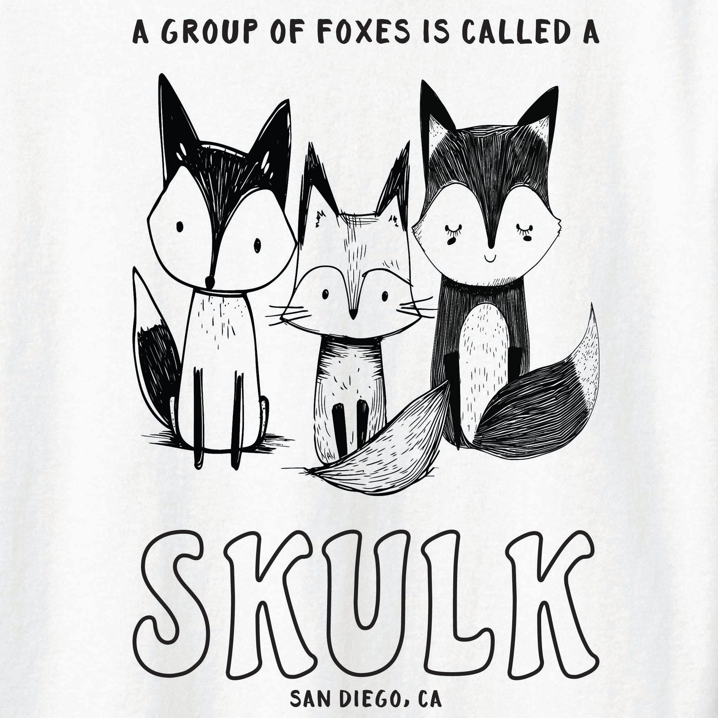 Skulk of Foxes Tee
