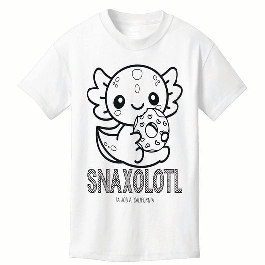 Snaxolotl Coloring Tee