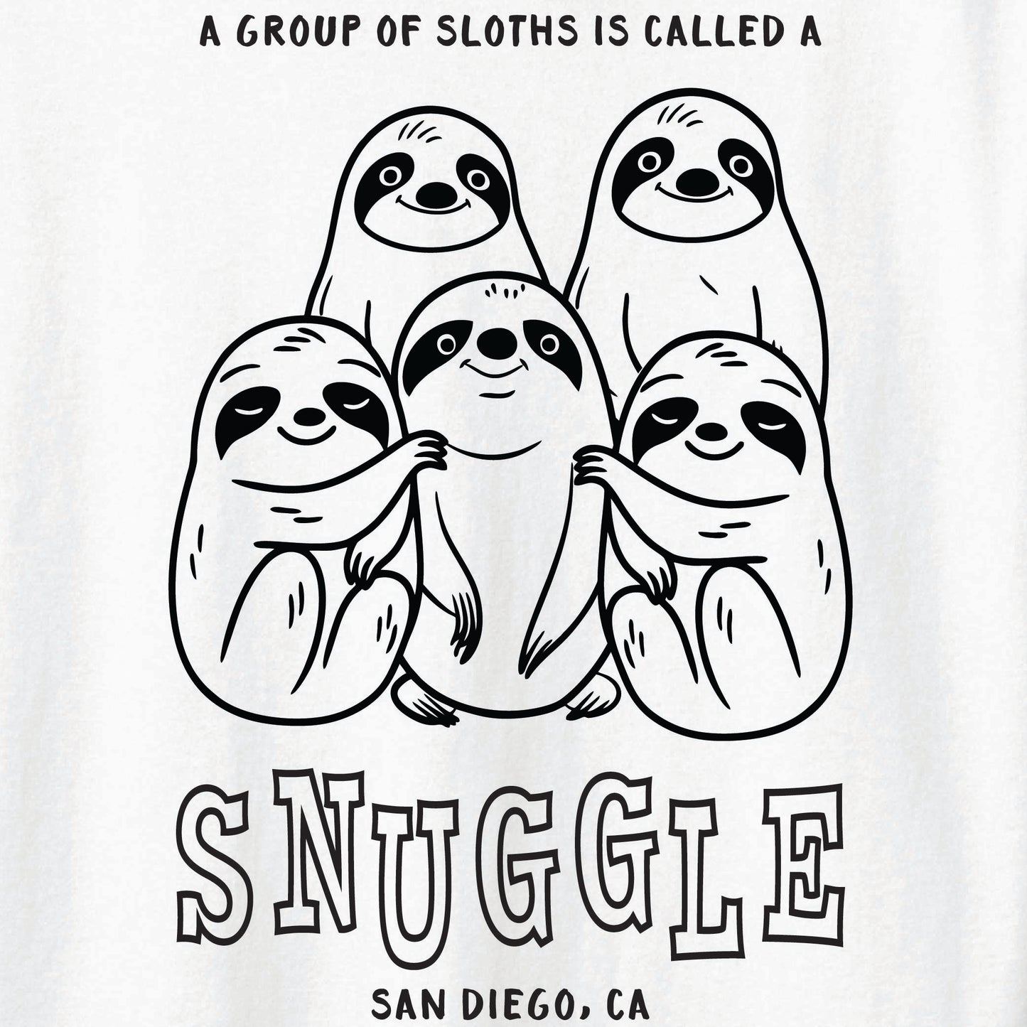 Snuggle of Sloths Tee
