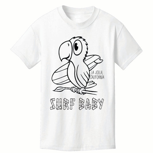Surf Baby Coloring Tee