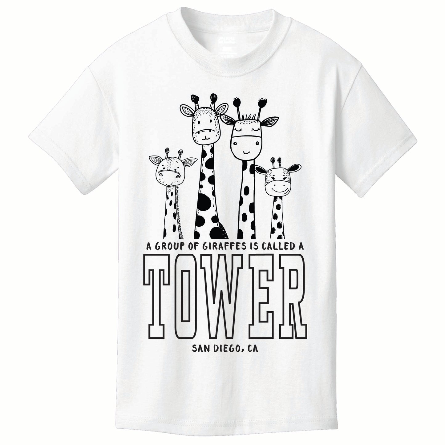 Tower of Giraffes Tee