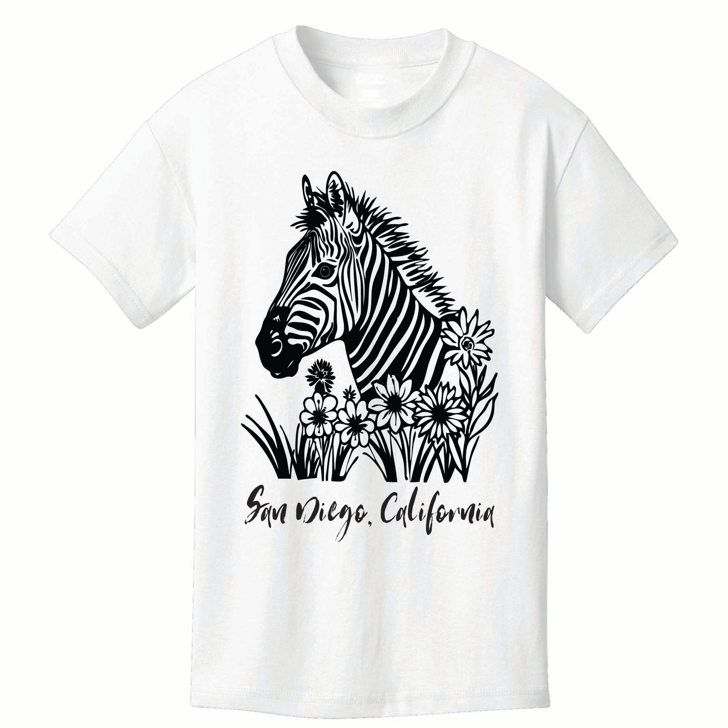 Zebra Floral Tee