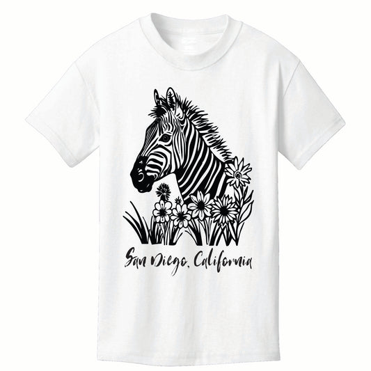 Zebra Floral Tee