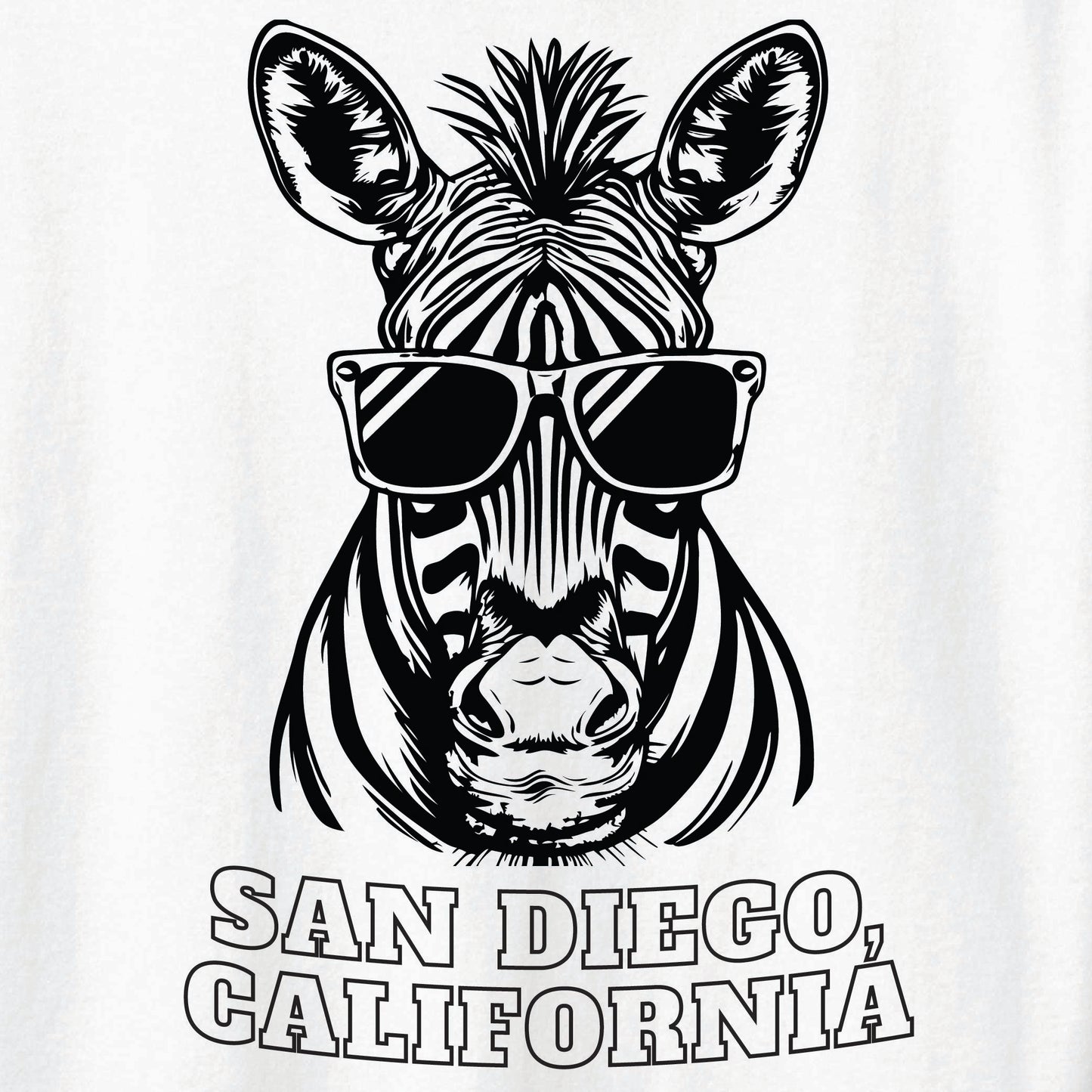 Zebra Shades Tee